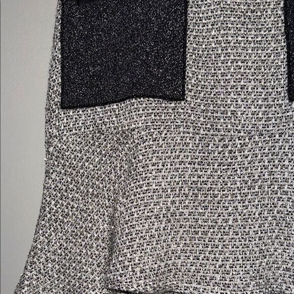 Ann Taylor Black and White A-Line Mini Skirt - Picture 6 of 11